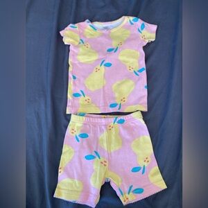 Carters Shorts and Matching T-shirt Pears